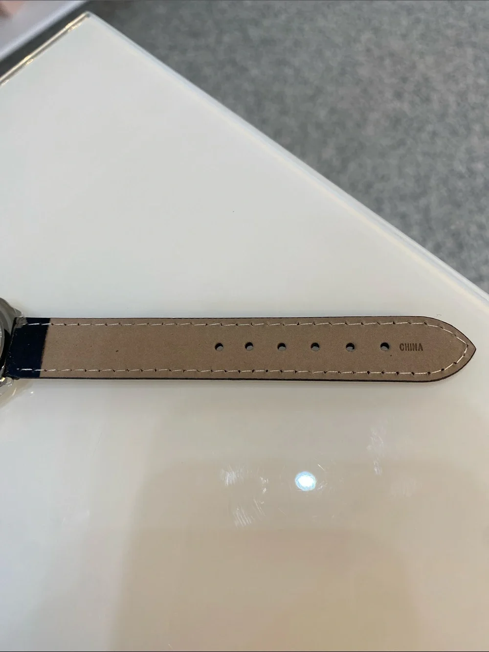 Bijoux Terner Black Strap silver-Tone Case Men's Watch
